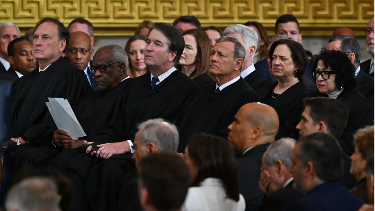 Supreme Court justices attend Trump's second inauguration
