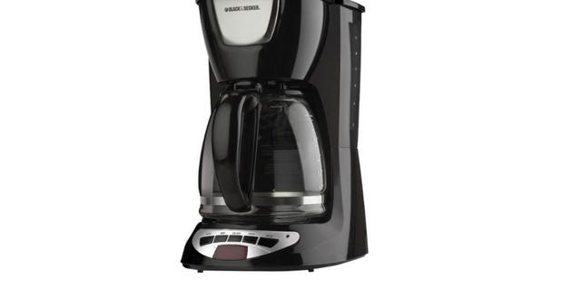 The Black+Decker 12-Cup Programmable Coffee Maker.