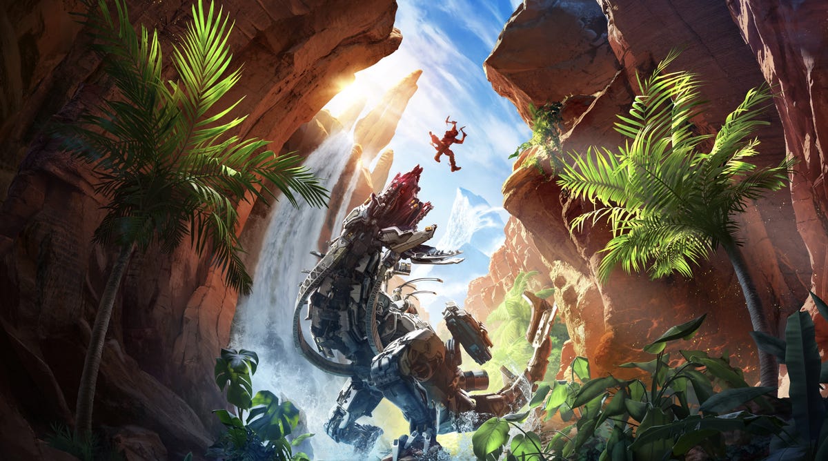 Promotional artwork for Horizon Call of the Mountain.