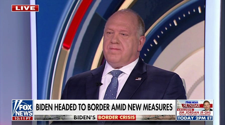 New Biden border measures just 'smoke and mirrors': Tom Homan