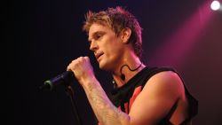 NEW YORK, NY - MARCH 03:  Aaron Carter performs at Gramercy Theatre on March 3, 2013 in New York City.  (Photo by Ben Gabbe/WireImage)