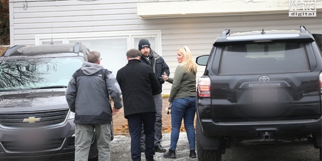 Investigators visit the King Road crime scene on Jan. 3, 2023.