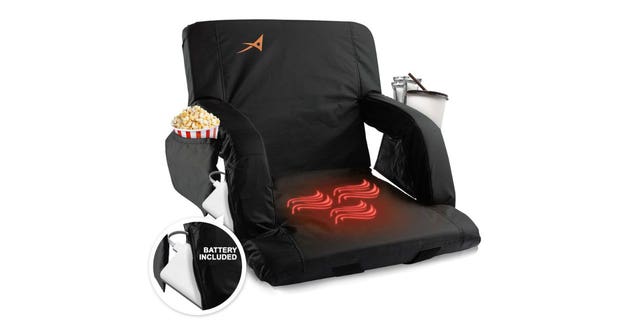 The Aceletiqs heated stadium seat.