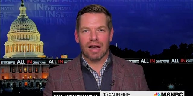 Rep. Eric Swalwell, D-Calif., blames "political vengeance" for rhetoric that he said results in death threats.