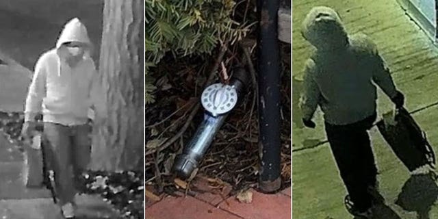 The FBI is seeking information on an unidentified suspect accused of placing pipe bombs by the Republican National Committee and Democratic National Committee headquarters in January 2021.