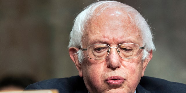 Sen. Bernie Sanders, I-Vt., during a hearing on Capitol Hill in Washington on Dec. 14, 2021.