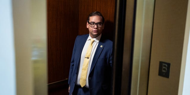 Rep. George Santos, R-N.Y., at the U.S. Capitol Jan. 12, 2023.