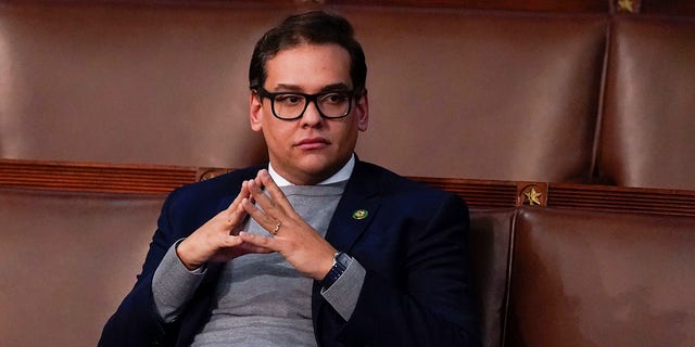 Rep. George Santos, R-N.Y., pictured here, doubled down on staying in Congress amid a slew of scandals.
