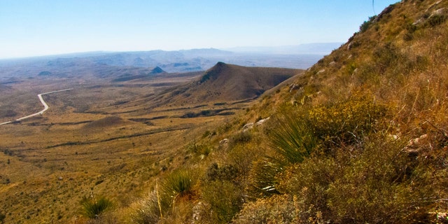 The Guadalupe Peak Scenic Trail in Guadalupe Mountain National Park.
