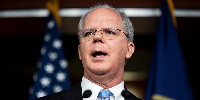 Rep. Brett Guthrie speaks during the House Republican Conference news conference in the Capitol on Feb. 8, 2022.