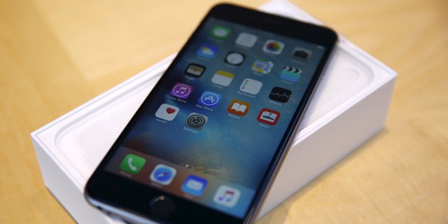 An iPhone 6s Plus at an Apple retail store in Palo Alto, Calif., Sept. 25, 2015.