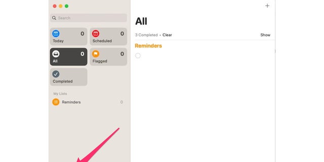 Adding something to your reminders list