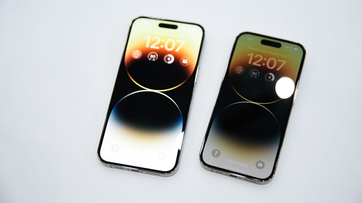 iPhone 14 Pro and iPhone 14 Pro Max at the Apple Event
