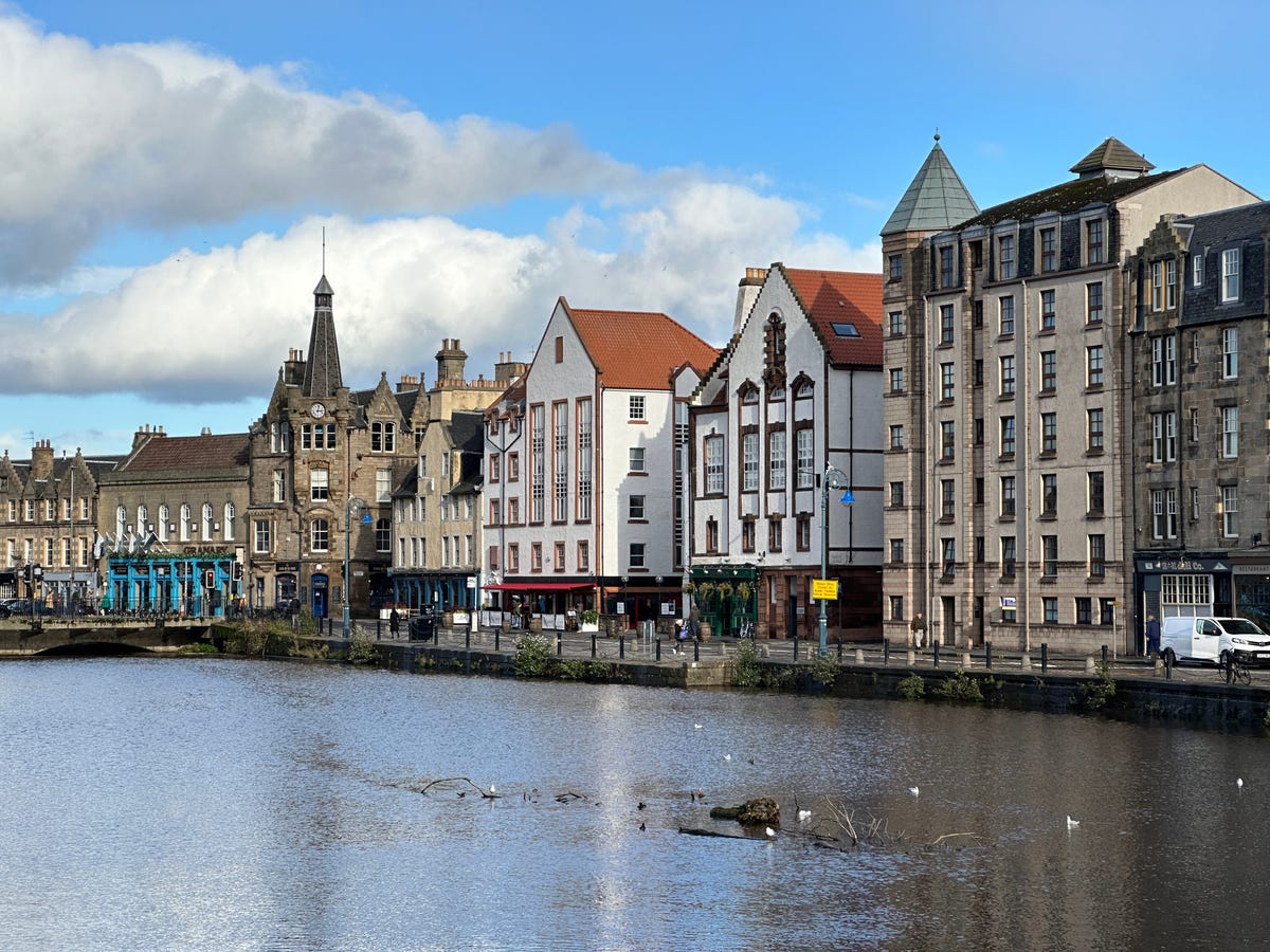 An image showing riverside buildings.