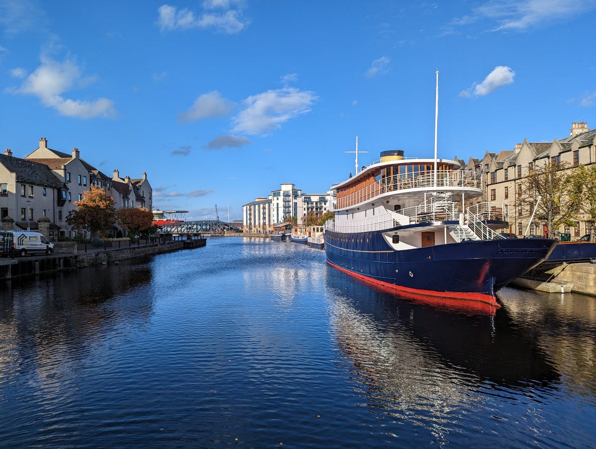 Photograph of a boat on a river