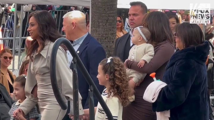 The Jonas Brothers' family arrives to their Hollywood Walk of Fame ceremony
