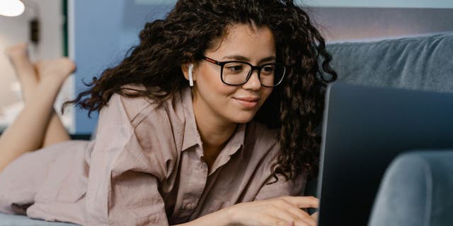Woman on laptop