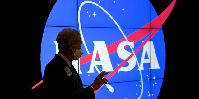 NASA  Administrator Bill Nelson speaks during a visit to the National Aeronautics and Space Administration (NASA) Goddard Space Flight Center on November 5, 2021 in Greenbelt, Maryland. 