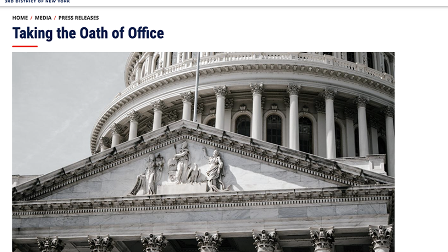 A photo of a press release