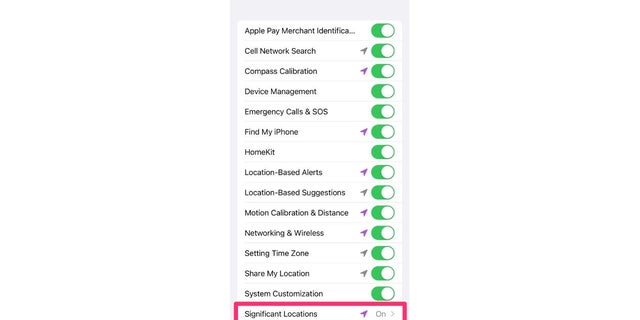 Significant Location on iPhone