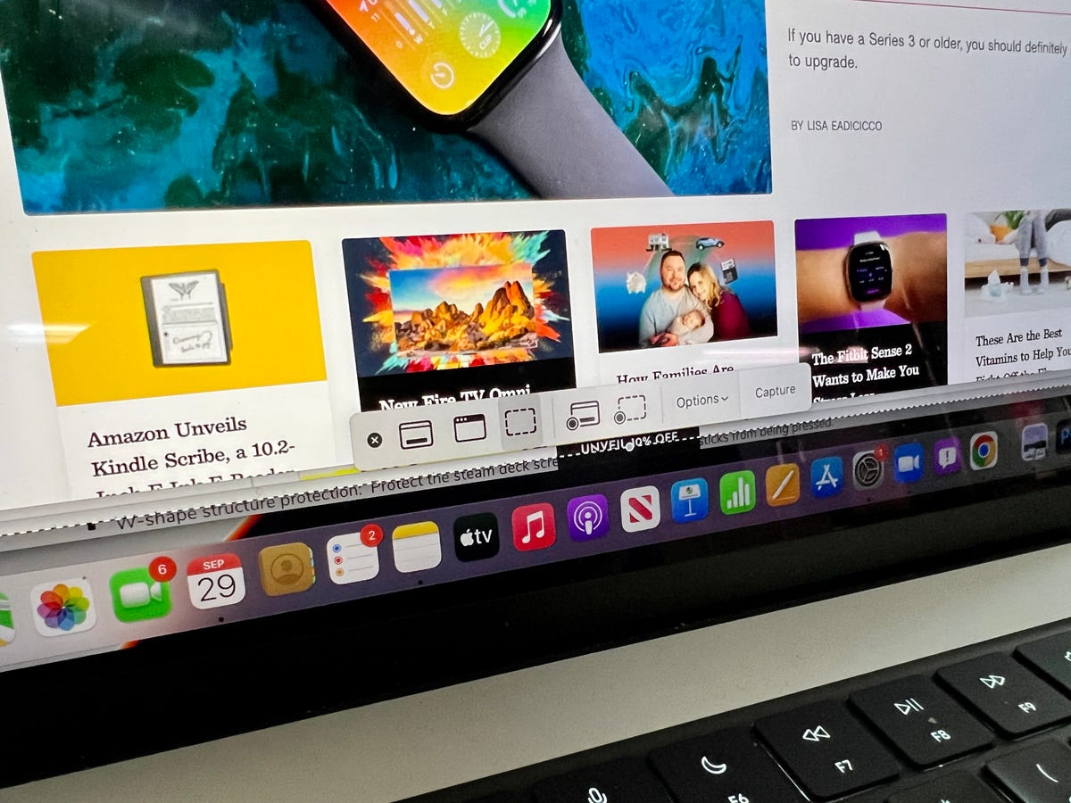 Mac screenshot options