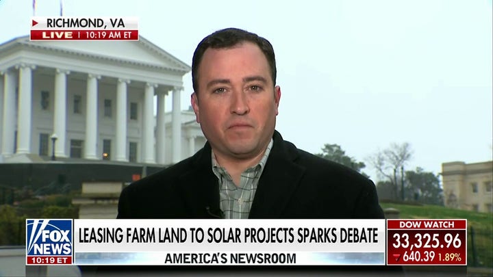 Green energy companies buying land for solar farms sparks debate