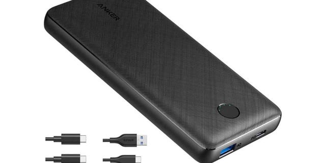 A portable charger for travel.