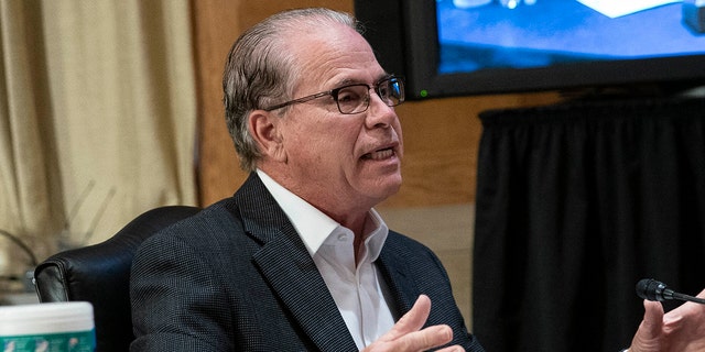 Sen. Mike Braun, R-Ind., is leading a bipartisan disapproval resolution. (Sarah Silbiger/Pool via AP)