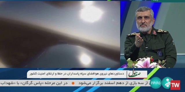 Iran unveiled what it says is a new long-range cruise missile, Friday, Feb. 24, 2023. 