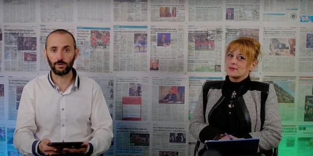 Journalists Mario Camilleri, left, and Rita Bonnici are facing criminal charges after interviewing Christian Matthew Grech about his life.