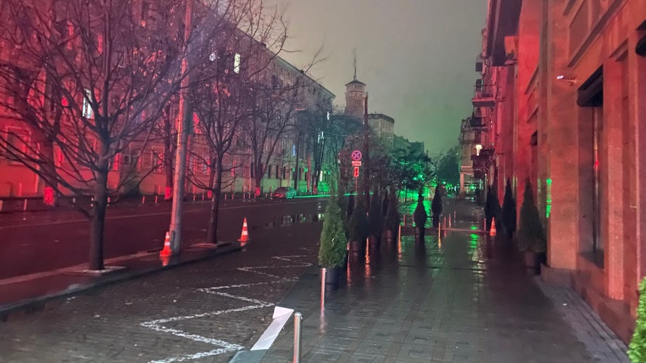 Power cut in Kyiv.