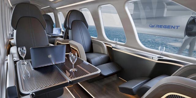 Image of the interior of the REGENT Seaglider aircraft. 