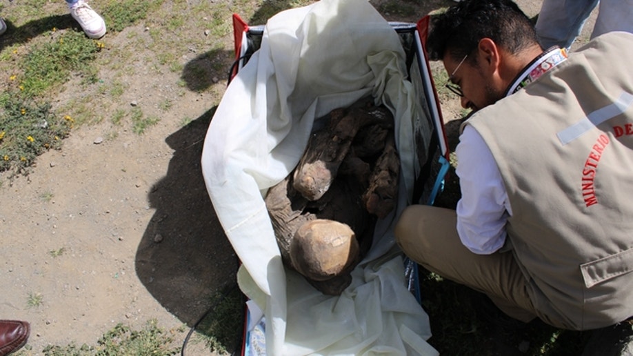 Mummy in Peru