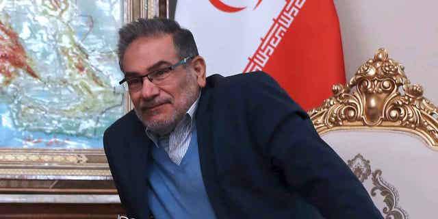 Ali Shamkhani, the Head of Iran's Supreme National Security Council, sits in a meeting in Tehran, Iran, on June 12, 2021. Shamkhani visited the United Arab Emirates on March 16, 2023, days after Iran agreed to restore diplomatic relations with Saudi Arabia.
