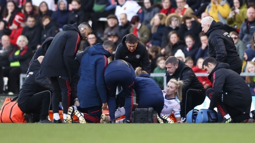 Williamson picked up the injury during the FA Women's Super League match against Manchester United.