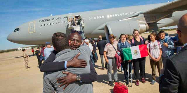 People rescued from Sudan