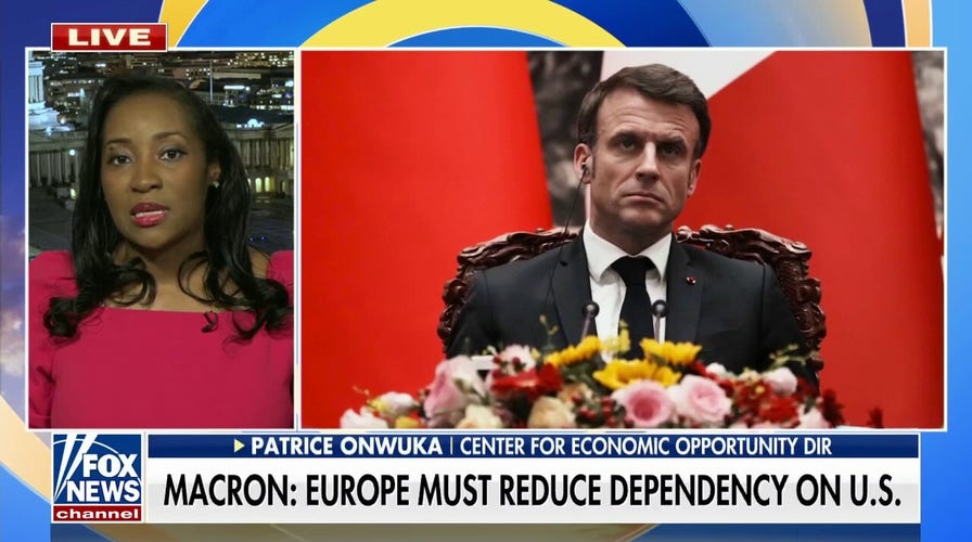 France's President Macron says Europe must resist pressure to become America's 'followers'