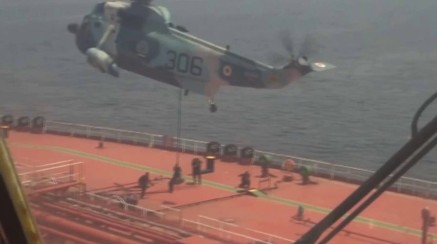Iranian army rangers seen landing on US-bound tanker in new video