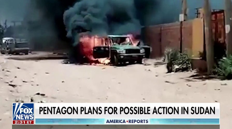 Pentagon plans for possible action as violence continues in Sudan 