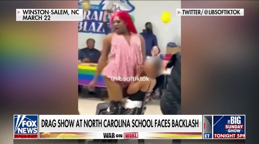 North Carolina school taking heat for letting drag queen straddle student