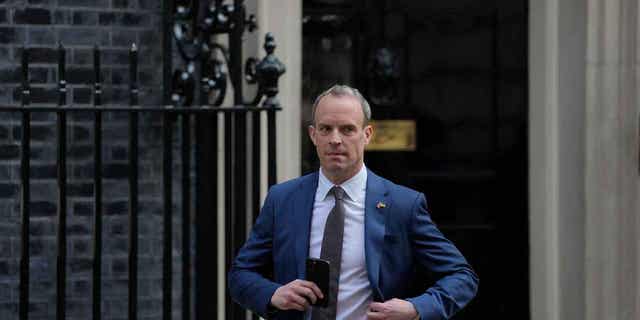 Britains Deputy Prime Minister Dominic Raab 
