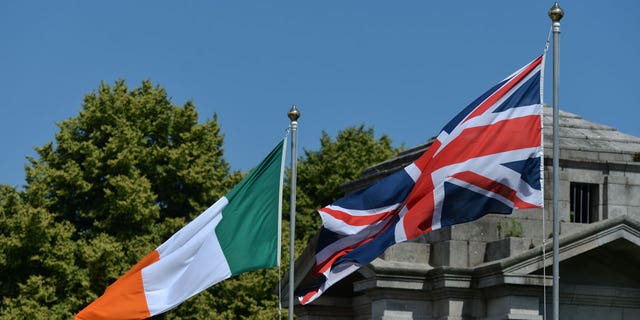 UK, Ireland flags
