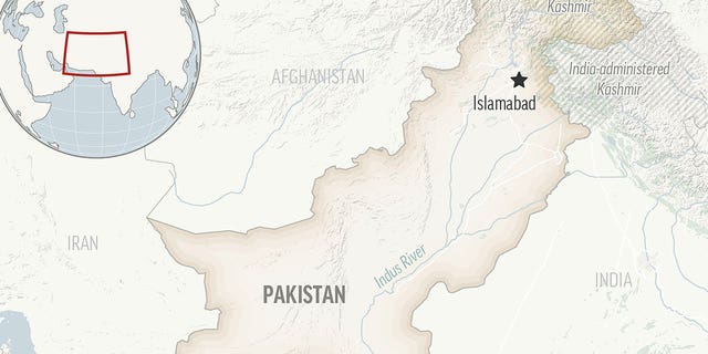 pakistan map