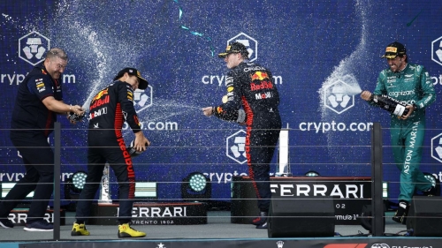 Verstappen says the negative reaction from some in the crowd did not bother him. 