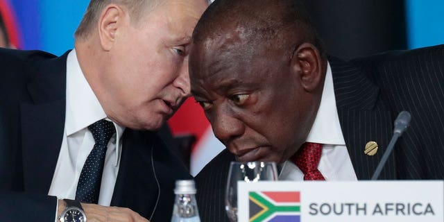 Putin and Ramaphosa