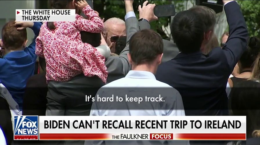 Biden appears to forget recent trip to Ireland