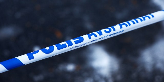 Swedish crime scene tape