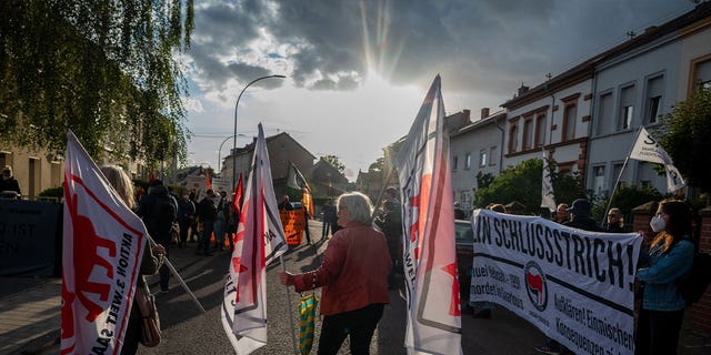 memorial rally in Saarland 