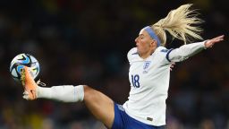 Soccer Football - FIFA Women's World Cup Australia and New Zealand 2023 - Quarter Final - England v Colombia - Stadium Australia, Sydney, Australia - August 12, 2023 England's Chloe Kelly in action REUTERS/Carl Recine
