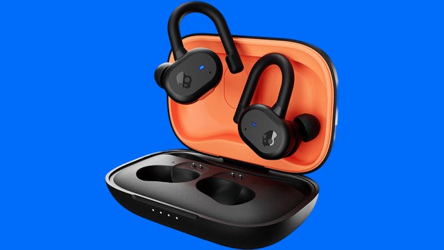 The Skullcandy Push Active earbuds have an integrated ear hook